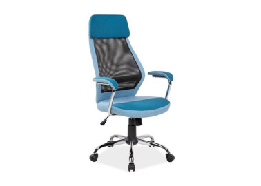 Biuro kėdė Signal Q-336 mėlynos ir juodos spalvos