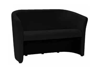 Dvivietė sofa Signal TM-2 EK-14 juodos spalvos