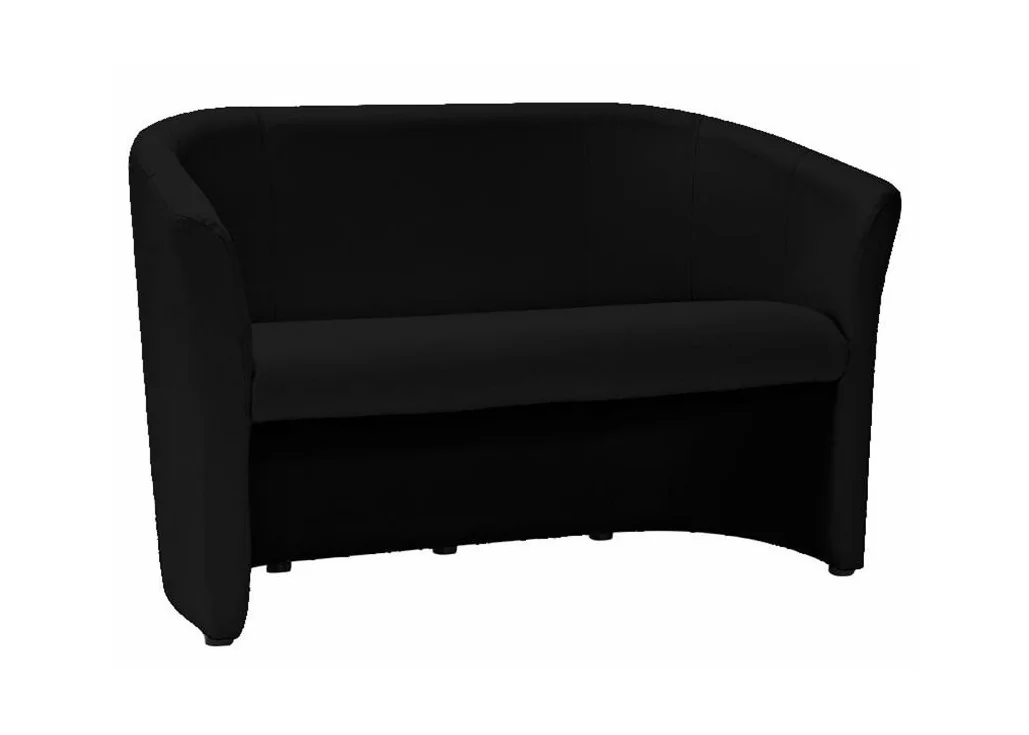 Dvivietė sofa Signal TM-2 EK-14 juodos spalvos