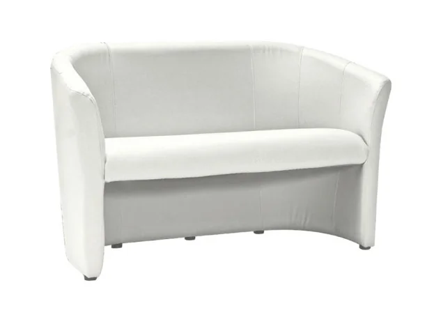 Dvivietė sofa Signal TM-2 EK-26 baltos spalvos