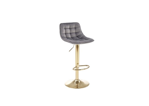 H120 bar stool gold  dark grey0