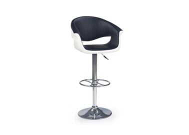 H46 bar stool color whiteblack0