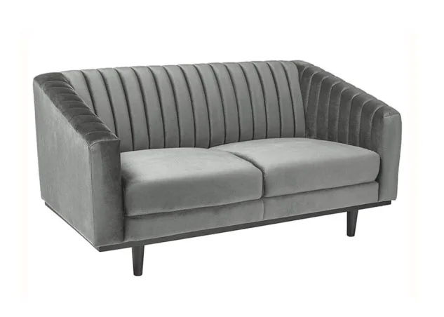 Sofa Signal Asprey 2 Velvet bluvel 14 pilkos spalvos