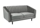 Sofa Signal Asprey 2 Velvet bluvel 14 pilkos spalvos