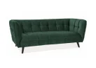 Trivietė sofa Signal Castello 3 velvet Bluvel 78 žalios spalvos