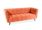 Trivietė sofa Signal Castello 3 velvet Bluvel 4215 cinamono spalvos