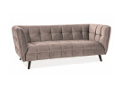 Trivietė sofa Signal Castello 3 velvet Bluvel 28 smėlio spalvos