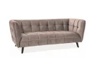 Trivietė sofa Signal Castello 3 velvet Bluvel 28 smėlio spalvos