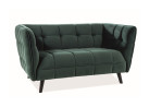 Dvivietė sofa Signal Castello 2 velvet Bluvel 78 žalios spalvos