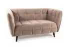 Dvivietė sofa Signal Castello 2 velvet Bluvel 40 smėlio spalvos