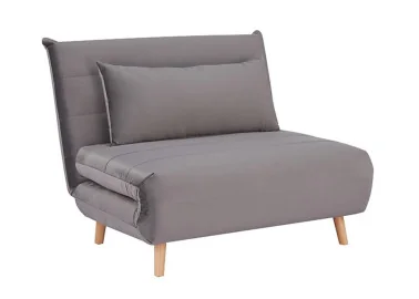 Išskleidžiamas fotelis Signal Velvet Spike Tap.139 pilkos spalvos
