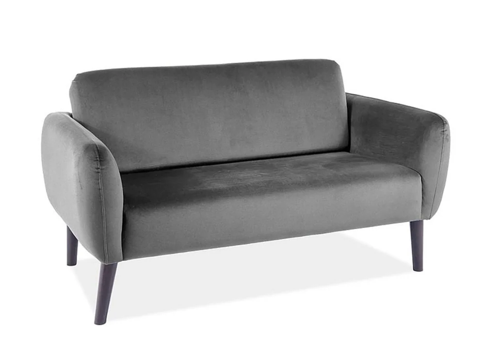 Dvivietė sofa Signal Elsa Velvet Bluvel 14 pilkos spalvos