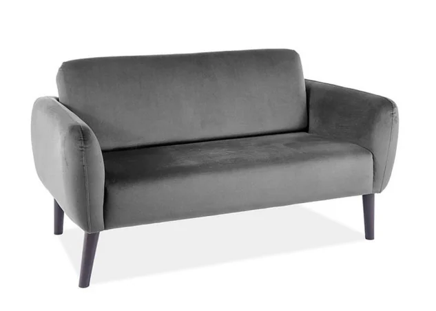 Dvivietė sofa Signal Elsa Velvet Bluvel 14 pilkos spalvos