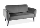 Dvivietė sofa Signal Elsa Velvet Bluvel 14 pilkos spalvos