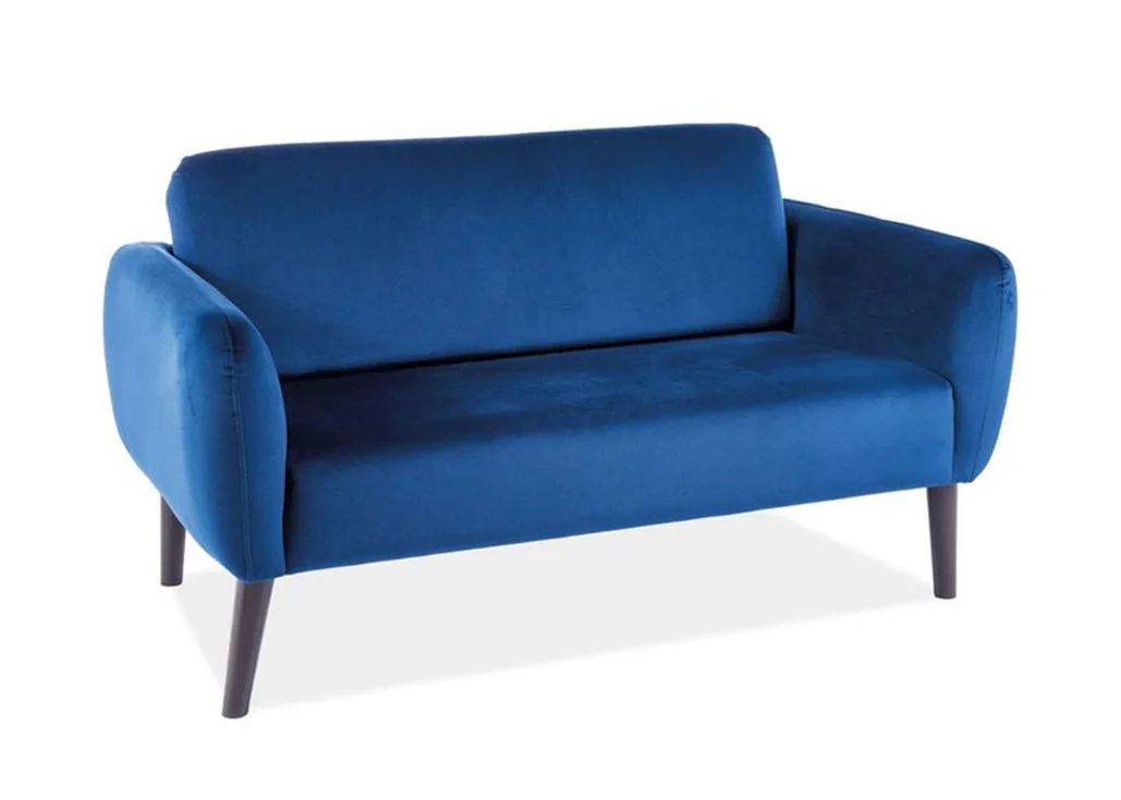 Dvivietė sofa Signal Elsa Velvet Bluvel 86 mėlynos spalvos