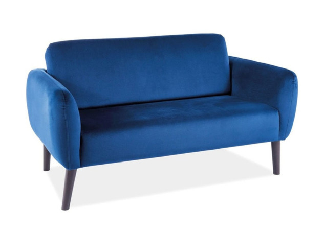 Dvivietė sofa Signal Elsa Velvet Bluvel 86 mėlynos spalvos