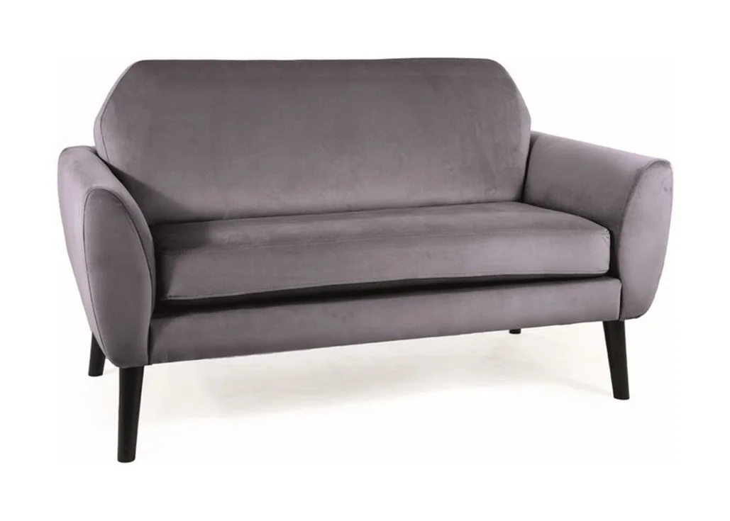 Sofa Signal Mena Velvet Bluvel 14 pilkos spalvos