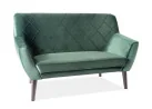 Dvivietė sofa Signal Kier 2 Velvet Bluvel 78 žalios spalvos