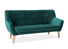 Sofa Signal Nordic 3 Velvet Bluvel 78 žalios spalvos