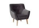 Fotelis Signal Nordic 1 Velvet Bluvel 14 pilkos spalvos