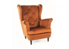 Fotelis Signal Lady Velvet Bluvel 4215 cinamono spalvos