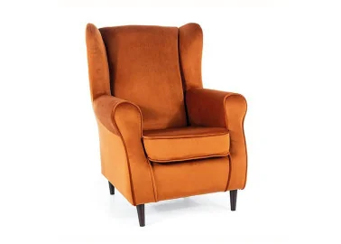 Fotelis Signal Baron Velvet Bluvel 4215 cinamono spalvos