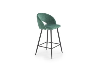 H96 bar stool. color dark green0