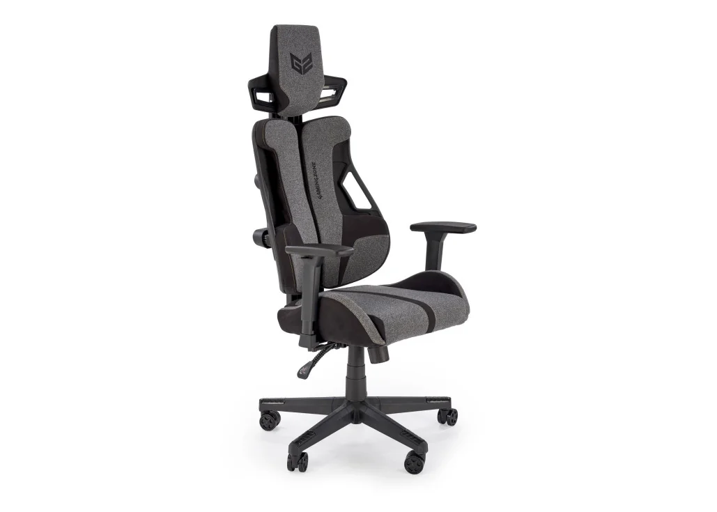 Ši žaidimų kėdė yra ergonomiškai sukurta tam, kad suteiktų išskirtinį komfortą ir palaikymą ilgiems darbo ar žaidimų seansams.

Jos ryškus pilkos ir juodos spalvos dizainas ne tik pritraukia dėmesį, bet ir suteikia stiliaus jūsų erdvei, o reguliuojami elementai užtikrina, kad ji puikiai prisitaikytų prie individualių jūsų poreikių.