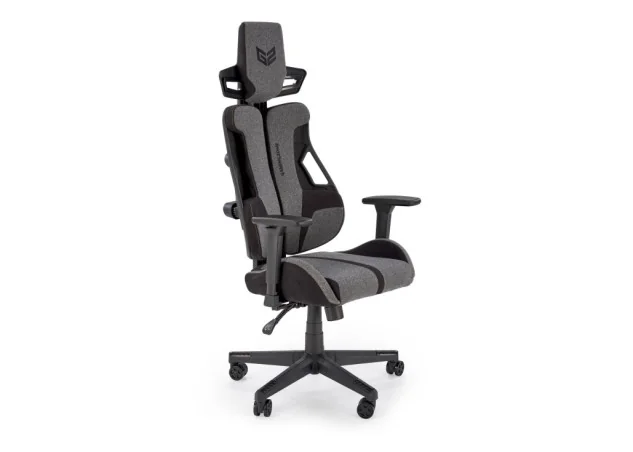 Ši žaidimų kėdė yra ergonomiškai sukurta tam, kad suteiktų išskirtinį komfortą ir palaikymą ilgiems darbo ar žaidimų seansams.

Jos ryškus pilkos ir juodos spalvos dizainas ne tik pritraukia dėmesį, bet ir suteikia stiliaus jūsų erdvei, o reguliuojami elementai užtikrina, kad ji puikiai prisitaikytų prie individualių jūsų poreikių.