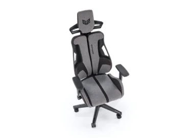 Ši žaidimų kėdė yra ergonomiškai sukurta tam, kad suteiktų išskirtinį komfortą ir palaikymą ilgiems darbo ar žaidimų seansams.

Jos ryškus pilkos ir juodos spalvos dizainas ne tik pritraukia dėmesį, bet ir suteikia stiliaus jūsų erdvei, o reguliuojami elementai užtikrina, kad ji puikiai prisitaikytų prie individualių jūsų poreikių.
