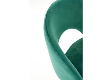 H96 bar stool. color dark green3