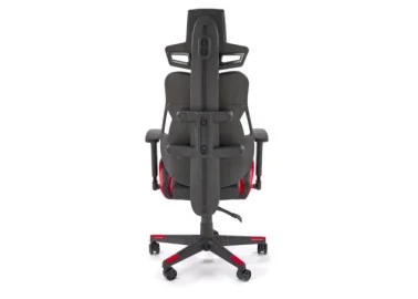 Ši žaidimų kėdė yra ergonomiškai sukurta tam, kad suteiktų išskirtinį komfortą ir palaikymą ilgiems darbo ar žaidimų seansams.

Jos ryškus pilkos ir juodos-raudonos spalvų dizainas ne tik pritraukia dėmesį, bet ir suteikia stiliaus jūsų erdvei, o reguliuojami elementai užtikrina, kad ji puikiai prisitaikytų prie individualių jūsų poreikių.