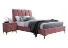 Viengulė lova Signal Mirage Velvet Tap.185 rožinės spalvos