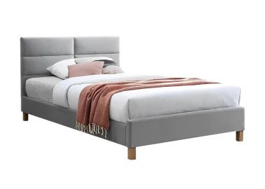 Dvigulė lova Signal Sierra Velvet Bluvel 03 pilkos spalvos