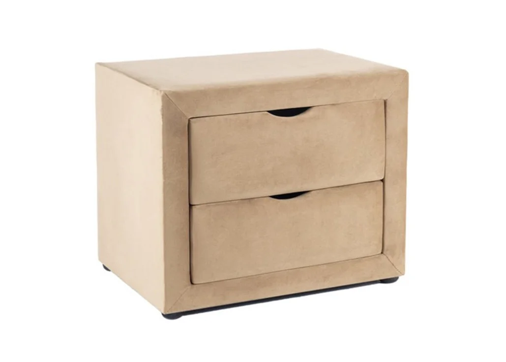 Naktinis staliukas Signal ET-002 Velvet Bluvel 28 smėlio spalvos