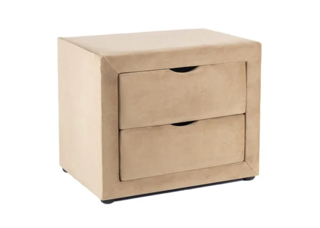 Naktinis staliukas Signal ET-002 Velvet Bluvel 28 smėlio spalvos