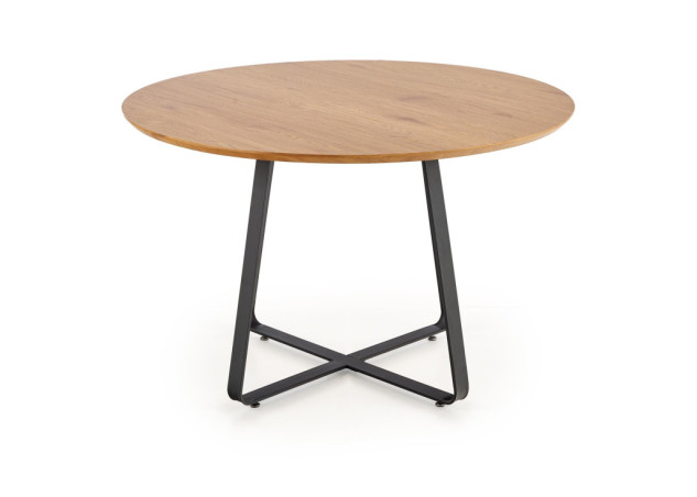 Apvalus stalas „Looper 2“ su medžio drožlės plokštės stalviršiu ir modernia metaline kojų konstrukcija.
Subtilus dizainas, idealiai tinkantis tiek jaukiems, tiek moderniems interjerams.