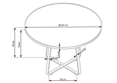 Apvalus stalas „Looper 2“ su medžio drožlės plokštės stalviršiu ir modernia metaline kojų konstrukcija.
Subtilus dizainas, idealiai tinkantis tiek jaukiems, tiek moderniems interjerams.