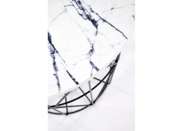 HARISSAB coffee table black  white marble10