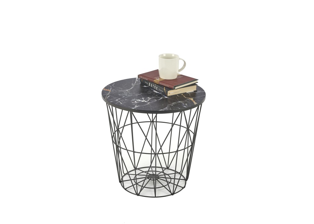 HARISSAB coffee table black  black marble0