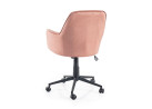 Darbo kėdė Signal Q-886 Velvet Bluvel 52 rožinės spalvos