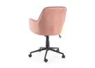 Darbo kėdė Signal Q-886 Velvet Bluvel 52 rožinės spalvos