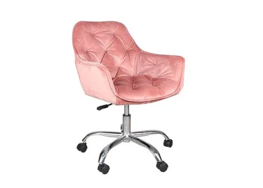 Darbo kėdė Signal Q-190 Velvet Bluvel 52 rožinės spalvos