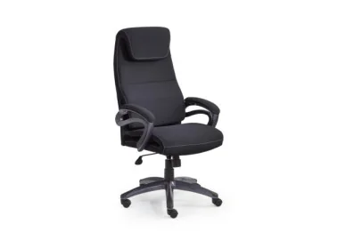 Ši biuro kėdė yra ergonomiška, su aukštu atlošu, galvos atrama bei patogia, reguliuojama sėdimąja dalimi.Tvirtas dizainas, kokybiška apdaila ir judrumą užtikrinantys ratukai suteikia komfortą ir efektyvumą dirbant prie stalo.