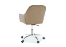 Darbo kėdė Signal Q-190 Velvet Bluvel 40 smėlio spalvos