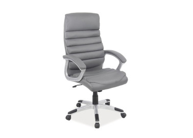 Biuro kėdė Signal Q-087 pilkos spalvos eko oda