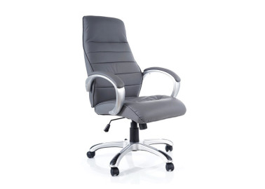Biuro kėdė Signal Q-046 pilkos spalvos eko oda