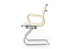 Elegantiška, patogi ir funkcionali kreminės spalvos kėdė Prestige Skid. Kėdė su porankiais, pagaminta iš metalinio korpuso.