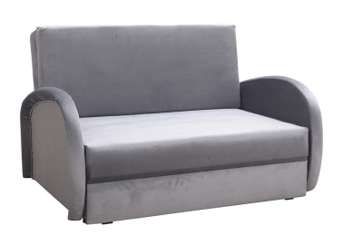 Dailus ir komfortiškas išskleidžiamas miegamasis fotelis pilkos spalvos