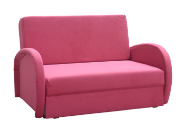 Dailus ir komfortiškas išskleidžiamas miegamasis fotelis rožinės spalvos